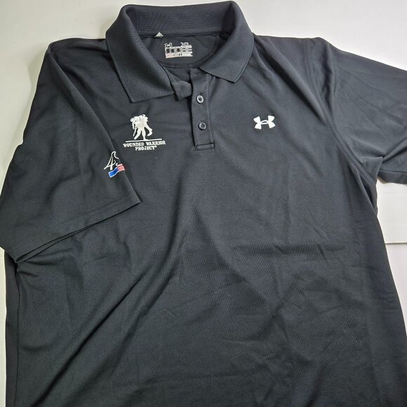 Under Armour Mens XL Wounded Warrior Project Polo - Picture 2 of 13